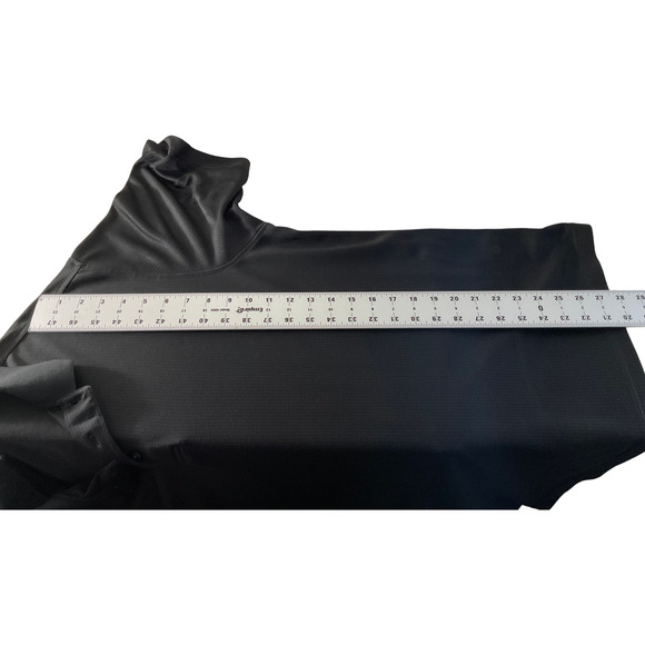 Walter Hagen Men's Shirt Essentials Polo XLarge Black Polyester Solid - Picture 5 of 9